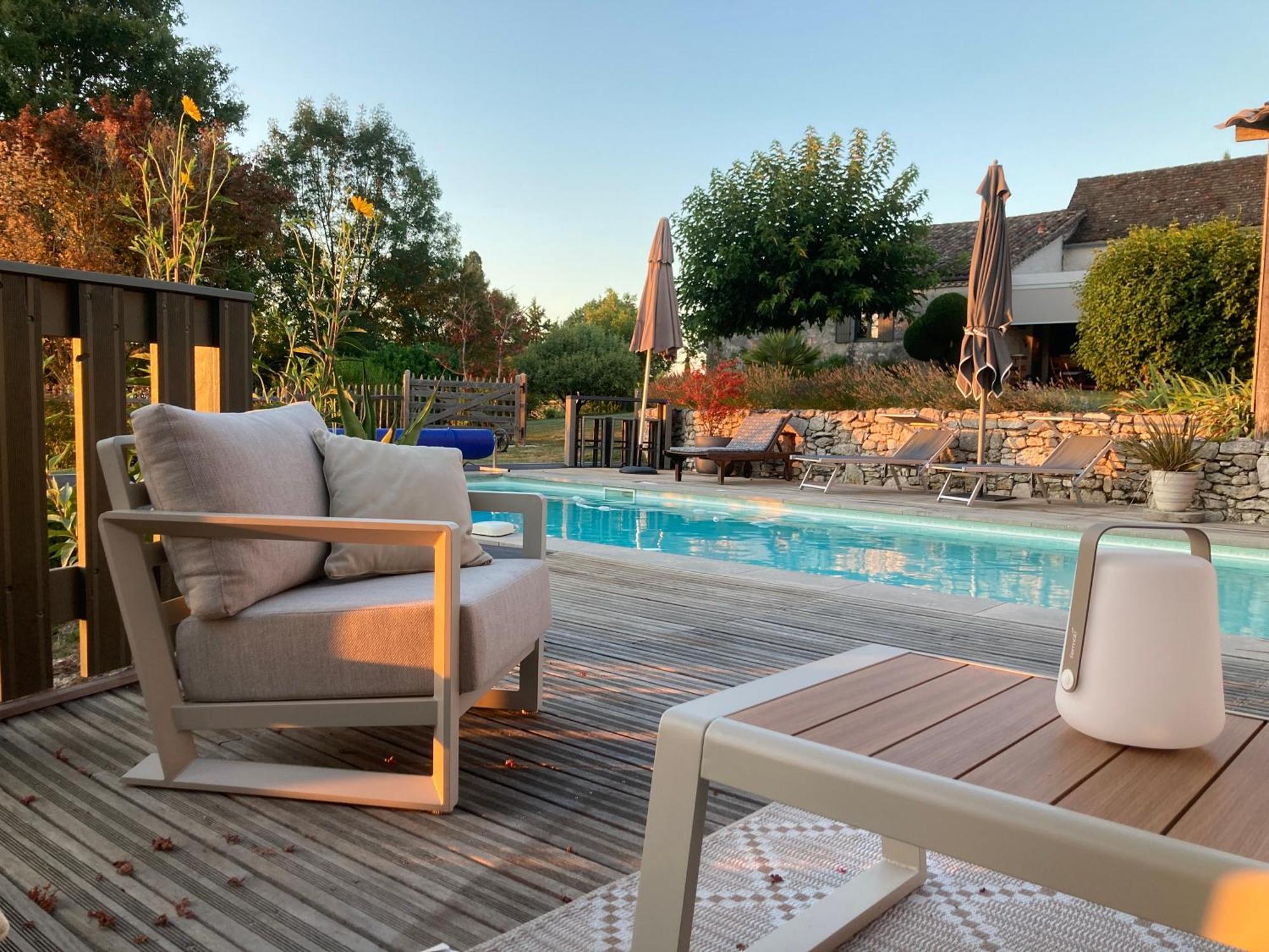 La Ferme Buissonniere Bed & Breakfast Bardou Luaran gambar